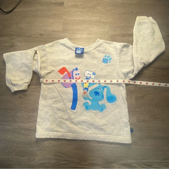 Vintage Viacom 1999 sweater RARE Gray/Blue’s Clues sweater Size 5 - Picture 6 of 7